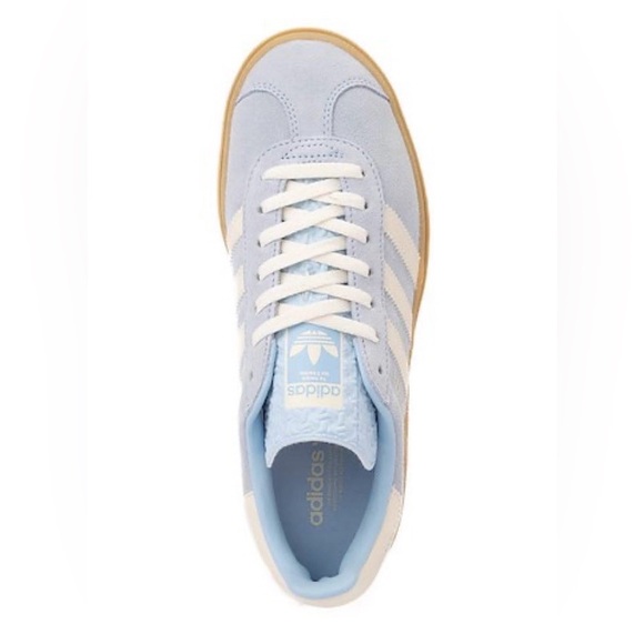 Womens Adidas Gazelle Bold Originals - Sky Blue Size 7 - Picture 3 of 9